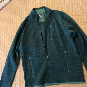 UNTUCKit Men's Teal Zip-Up Sweater